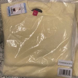 Vince Camuto butter cream sweater